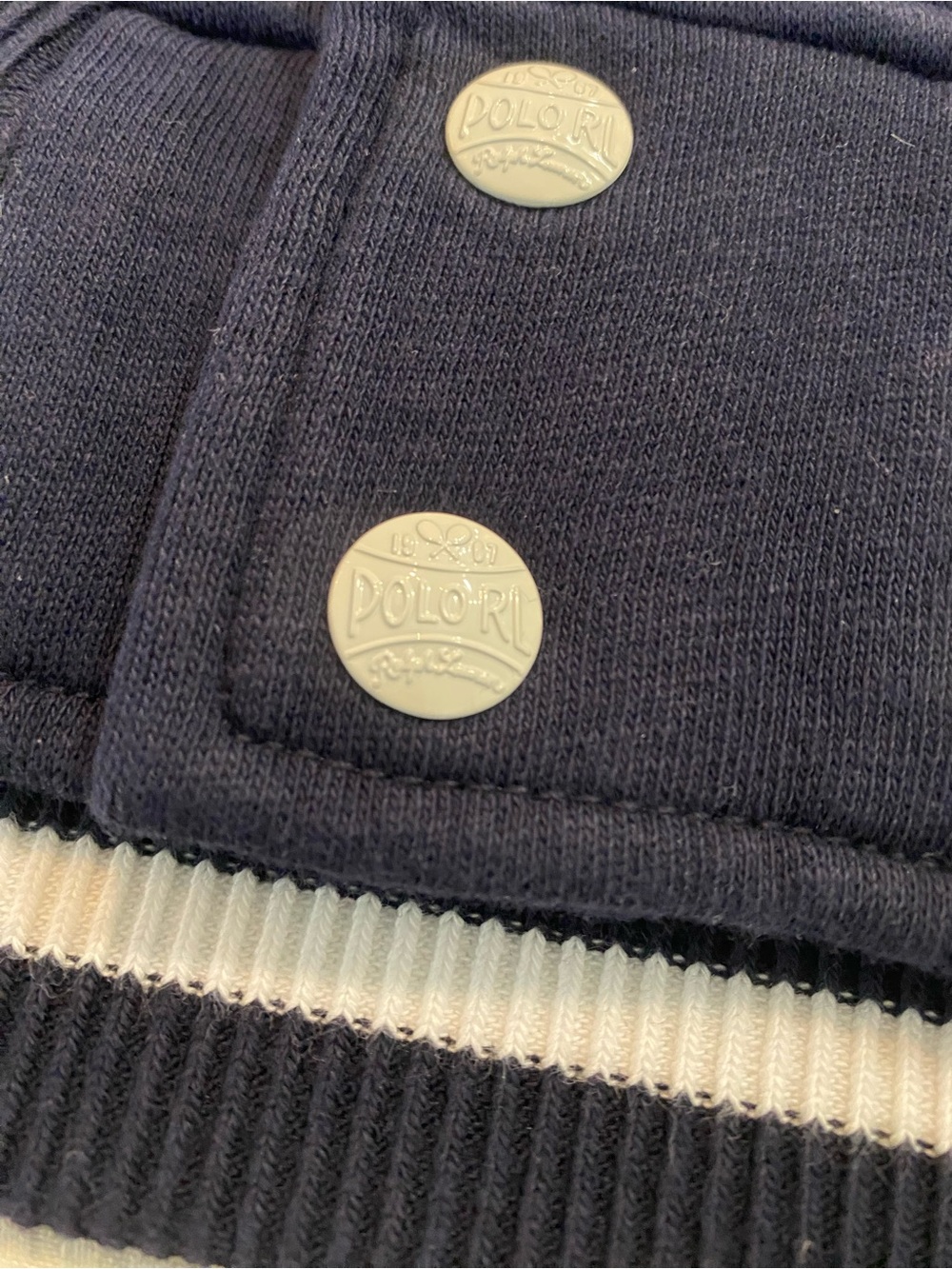 Polo Ralph Lauren P-Wing R Patch NY State Champs Fleece Stadium Jacket - Picture 8 of 16